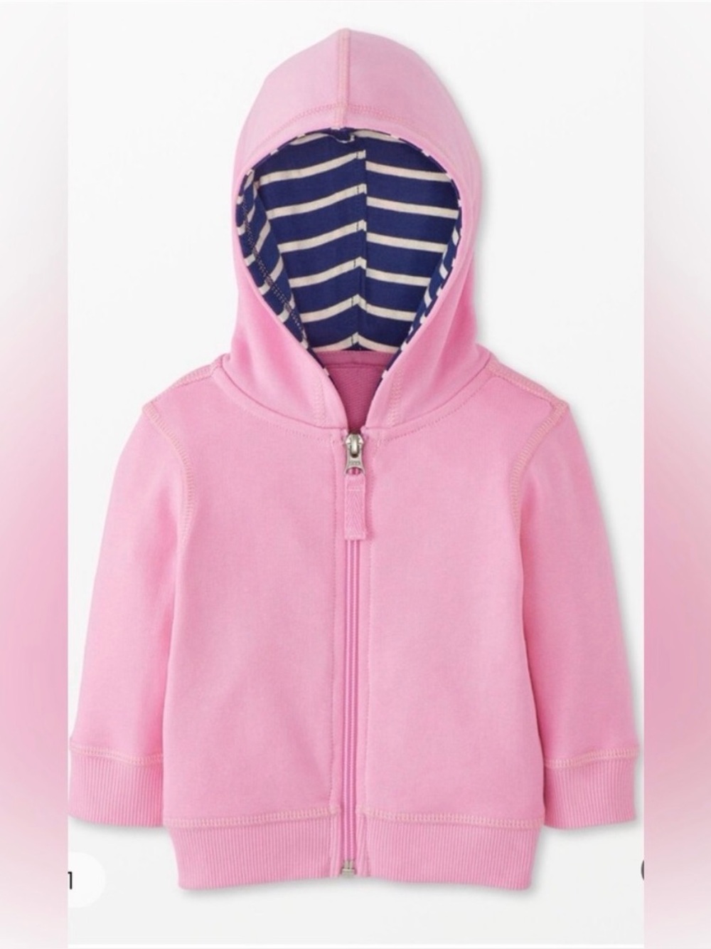 Hanna Andersson Toddler Girl French Terry Hoodie Zip Sweatshirt 3T